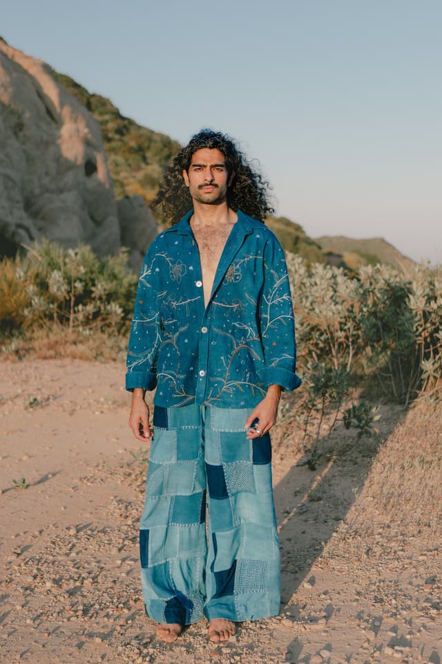 Hyper Blu Relaxed Pants-hover