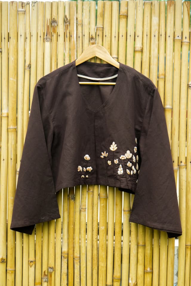 Cherry Blossom Crop Shacket