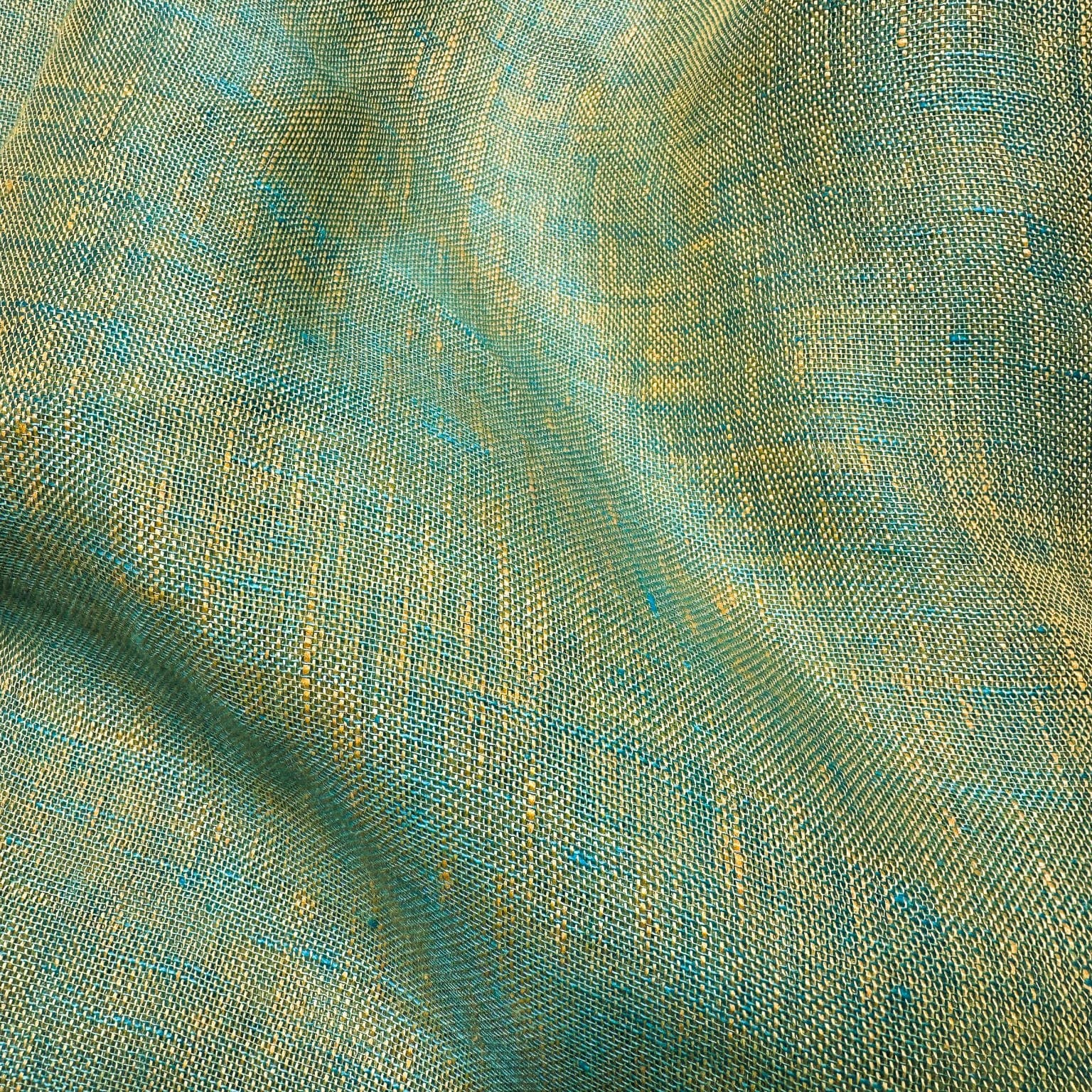 Linen Gauze Yellow Green