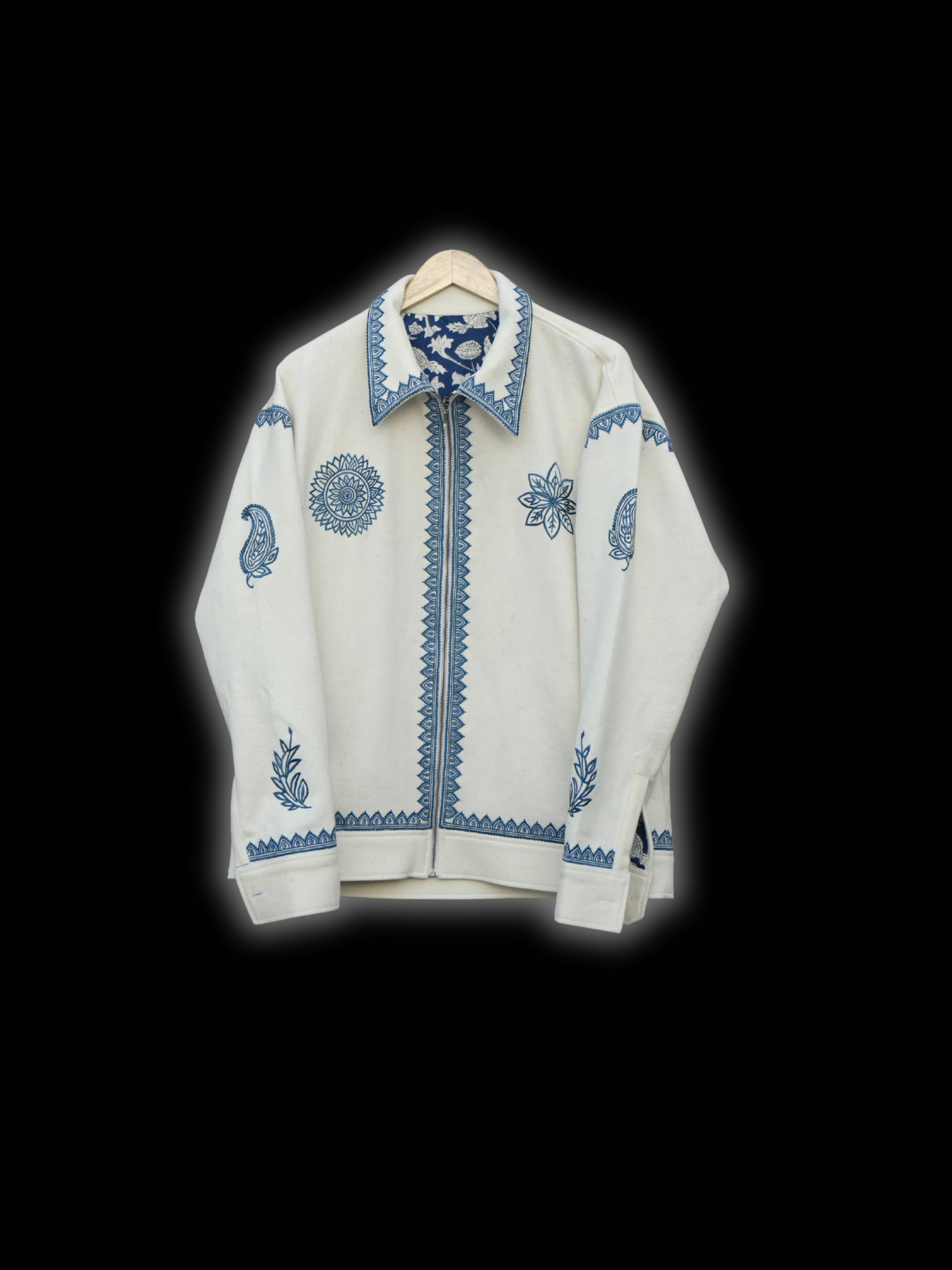 Prakhar’s White & Blue Jacket