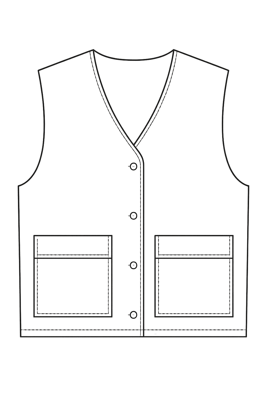 Short Length - Bottom Pockets