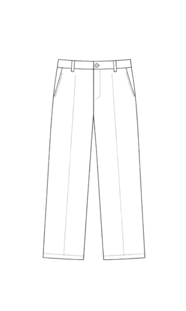 Pants - Straight - High Rise